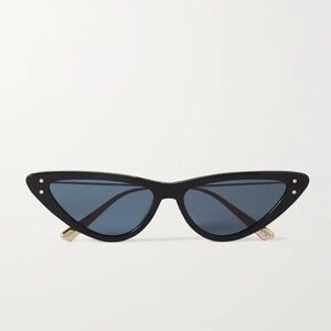NWT Dior Cateye Sunglasses Black and light Gold
